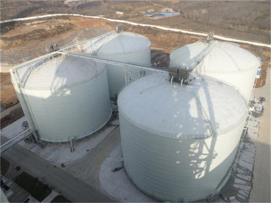 海东5000吨立式粉煤灰储存罐